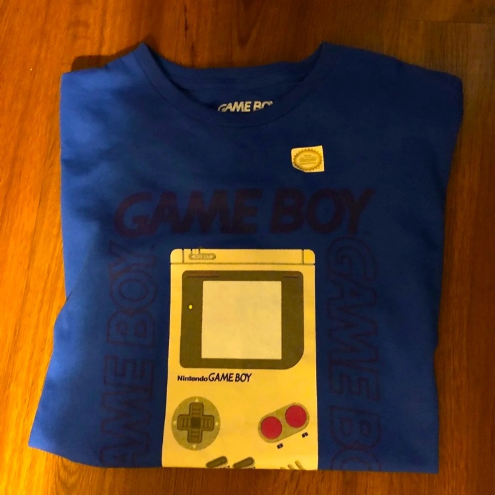 Nintendo Game Boy Mens (Classic Style )Tee